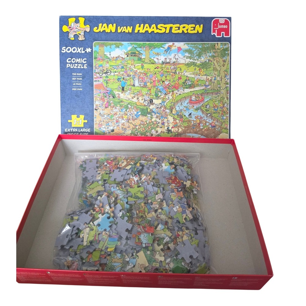 Jan van Haasteren The Park 500 XL Piece Comic Jigsaw Puzzle Jumbo 19070 68x49cm - Picture 6 of 6